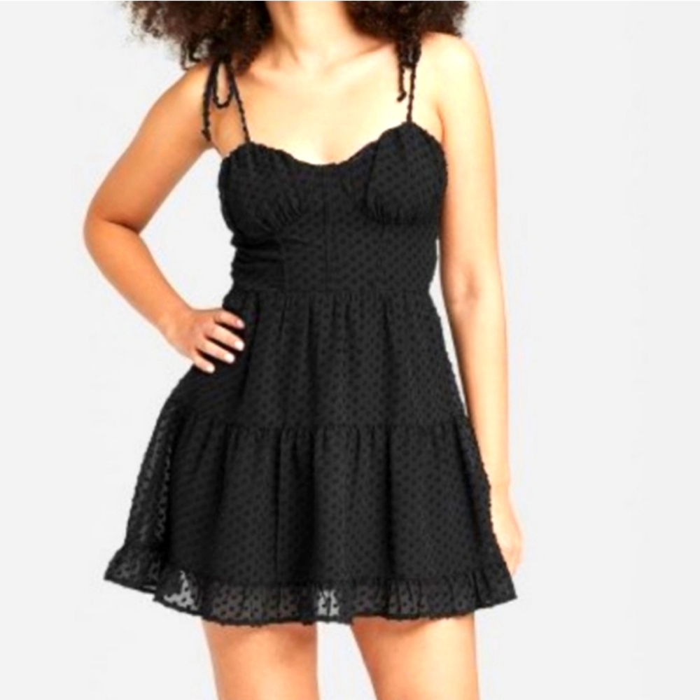 Womens sleeveless corset dress large